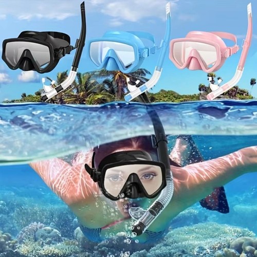 Dry snorkel set diving mask - set,