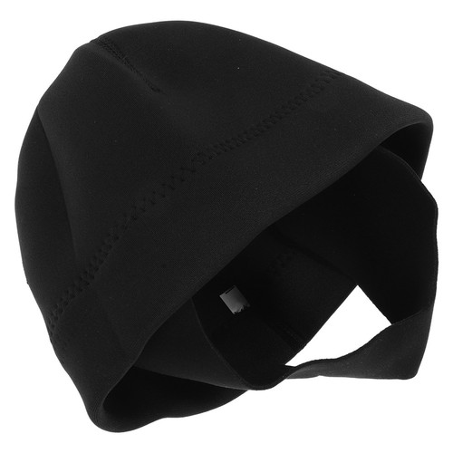 Youth diving hood black nylon - youth,