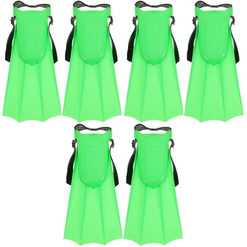 Green silicone snorkel fins - snorkel,