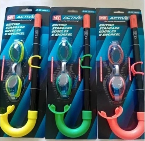 Snorkel and goggles - x, sets