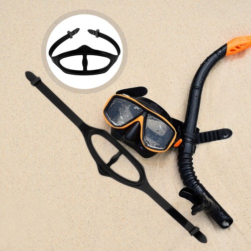 Reusable black silicone dive - black,