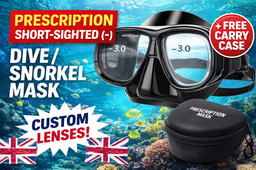 Wave prescription lens - lens, dive