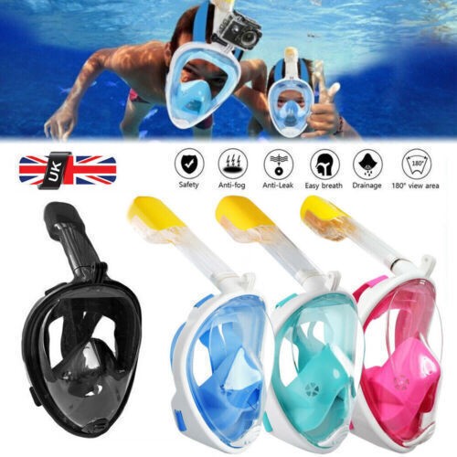 Kids adults snorkel face mask - kids,