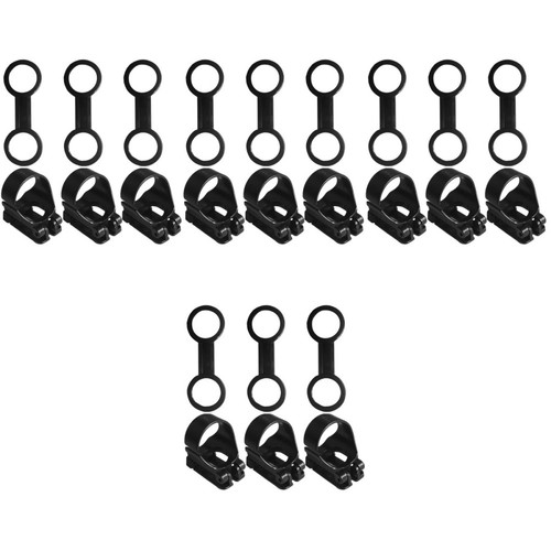 Black silicone snorkel - snorkel, keeper