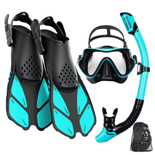 Mask fins snorkel set - mask,